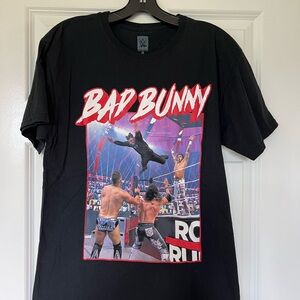 WWE Black Bad Bunny Graphic Tee